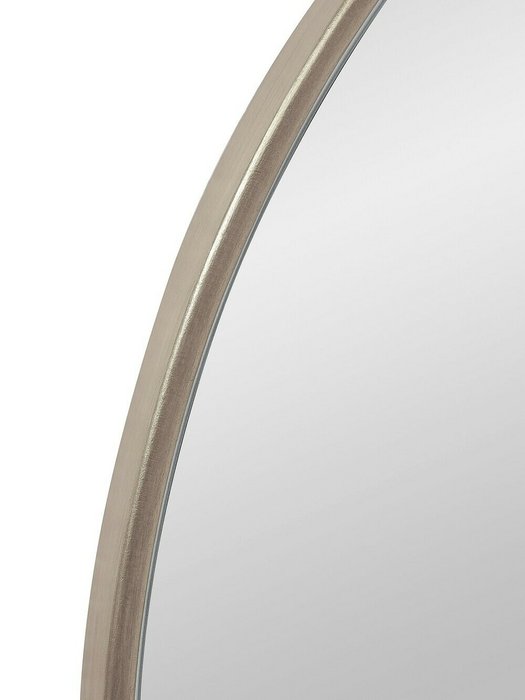 Настенное зеркало Ala L в раме серебряного цвета - лучшие Настенные зеркала в INMYROOM