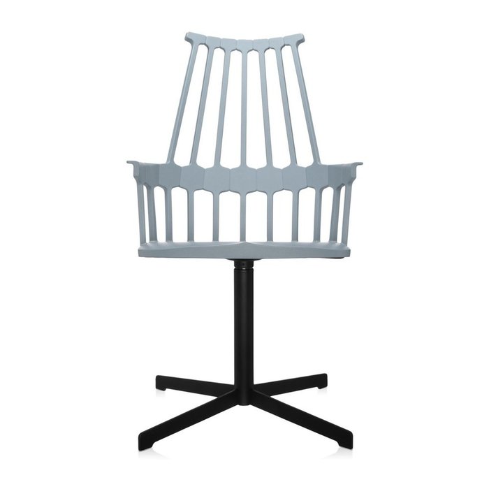 Стул Comback голубого цвета - купить Обеденные стулья по цене 64080.0