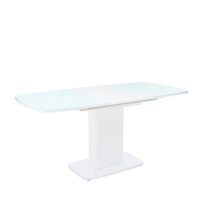 Обеденный стол раздвижной Денвер 1Р белого цвета - лучшие Обеденные столы в INMYROOM
