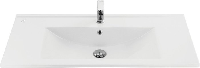 Тумба для ванной комнаты Женева бело-бежевого цвета с умывальником - купить Тумбы под раковину по цене 59390.0