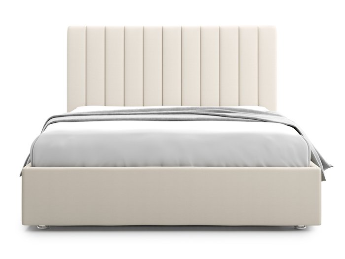 Кровать Premium Mellisa 180х200 светло-бежевого цвета с подъемным механизмом - купить Кровати для спальни по цене 67100.0