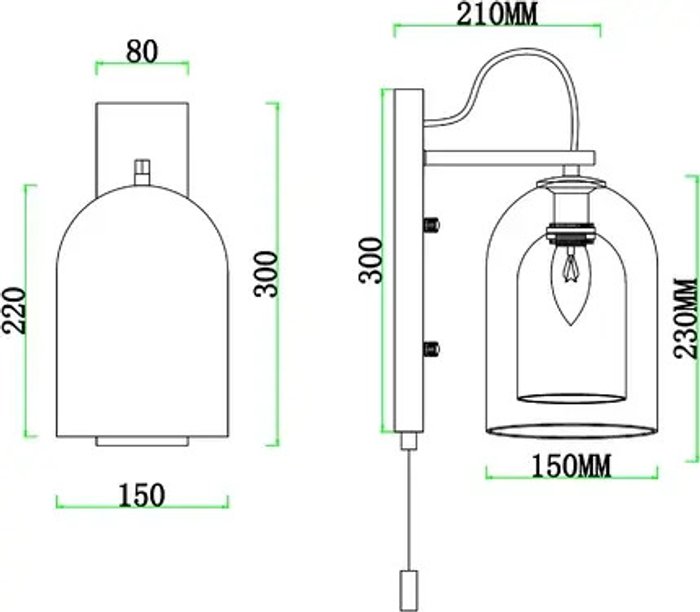Бра Arte Lamp PAIO A7015AP-1BK - лучшие Бра и настенные светильники в INMYROOM Бра Arte Lamp PAIO A7015AP-1BK - лучшие Бра и настенные светильники в INMYROOM