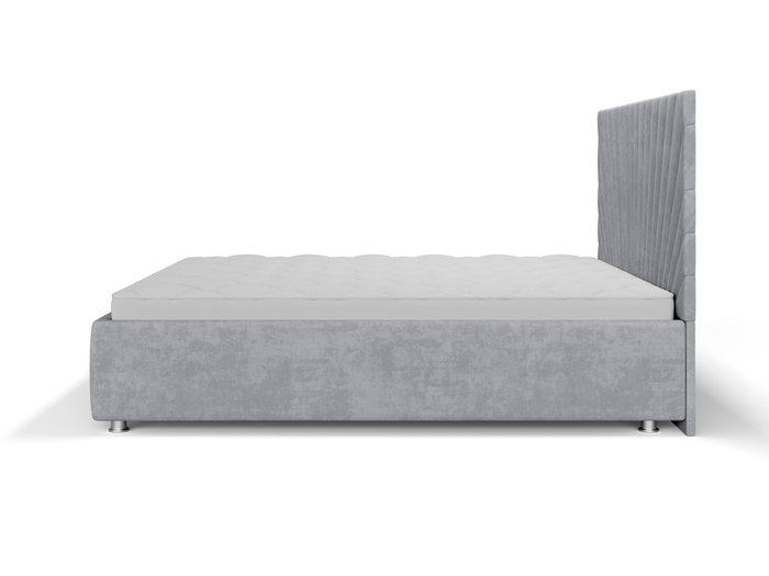 Кровать Вега 160х200 серого цвета с подъемным механизмом - лучшие Кровати для спальни в INMYROOM