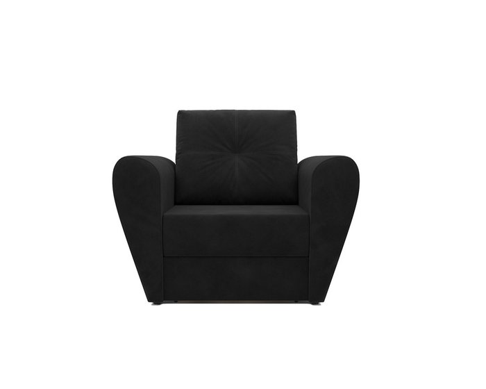 Кресло-кровать Квартет черного цвета - купить Интерьерные кресла по цене 22890.0