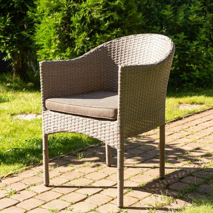 Стул садовый Fagnano табачно-коричневого цвета - купить Садовые стулья по цене 14902.0