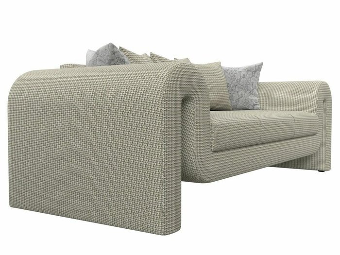 Прямой диван Волна серо-бежевого цвета - лучшие Прямые диваны в INMYROOM