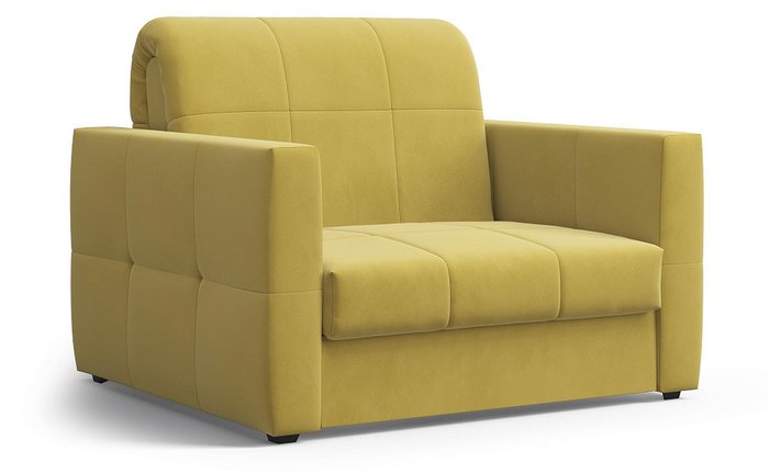 Кресло-кровать Максвелл 80 желтого цвета Кресло-кровать Максвелл 80 желтого цвета