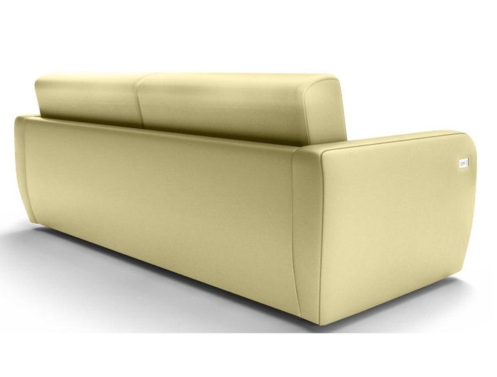 Прямой диван-кровать светло-оливкового цвета - лучшие Прямые диваны в INMYROOM