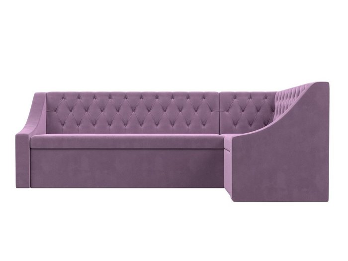 Кухонный угловой диван-кровать Мерлин сиреневого цвета правый угол - купить Угловые диваны по цене 48999.0