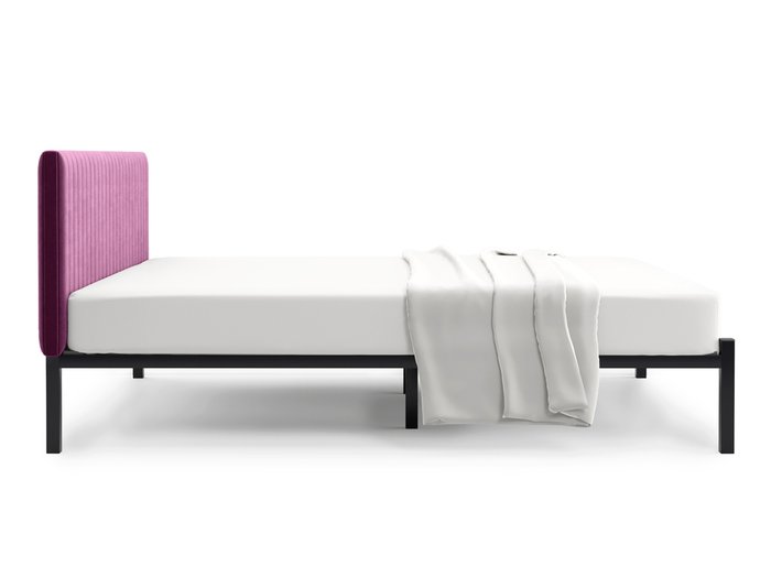 Кровать Лофт Mellisa Steccato 180х200 пурпурного цвета без подъемного механизма - лучшие Кровати для спальни в INMYROOM