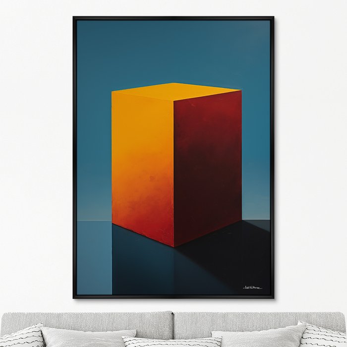 Репродукция картины Cubes the volumetric, No 1, 2024г. - купить Картины по цене 24999.0