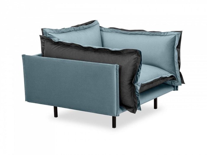 Кресло Barcelona голубого цвета - лучшие Интерьерные кресла в INMYROOM