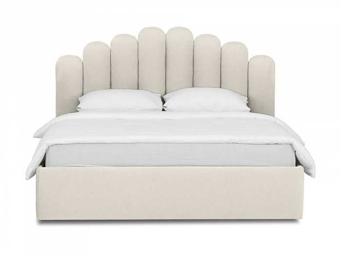 Кровать Queen Sharlotta 160х200 бежевого цвета с подъемным механизмом - купить Кровати для спальни по цене 93690.0