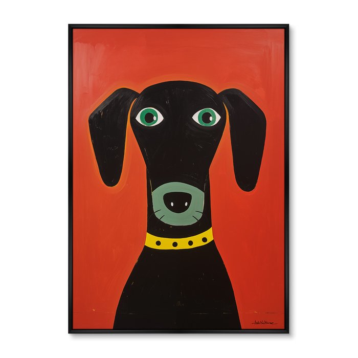 Репродукция картины Dog, No 2, 2024г.