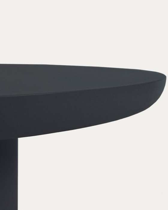 Круглый стол Taimi черного цвета - купить Садовые столы по цене 216990.0