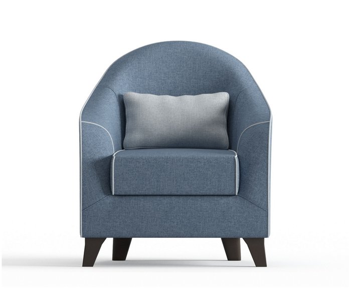 Кресло Бемоль синего цвета - купить Интерьерные кресла по цене 12490.0