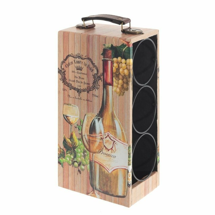 Подставка для бутылок Wine коричневого цвета Подставка для бутылок Wine коричневого цвета