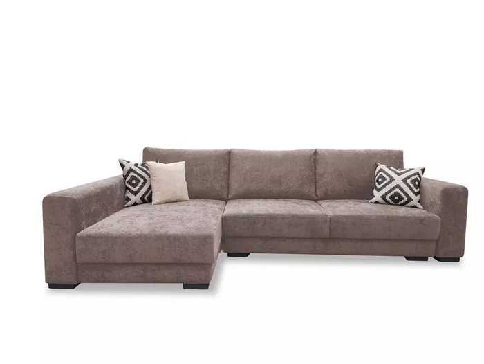Угловой диван-кровать Мадрид бежевого цвета 
