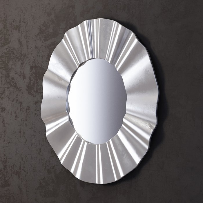 Зеркало River silver серебряного цвета - купить Настенные зеркала по цене 63800.0