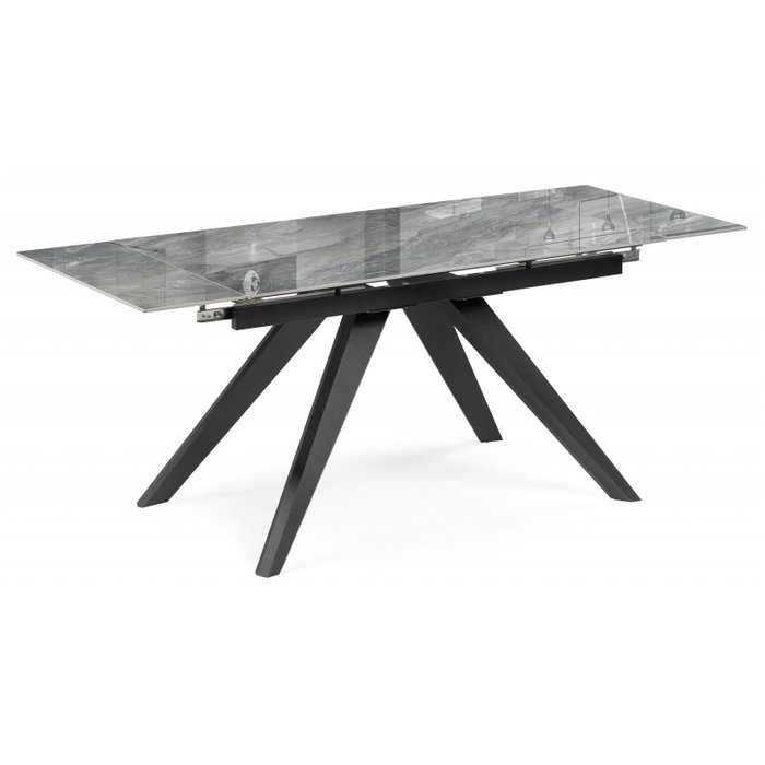 Раздвижной обеденный стол Морсби серого цвета - купить Обеденные столы по цене 38990.0