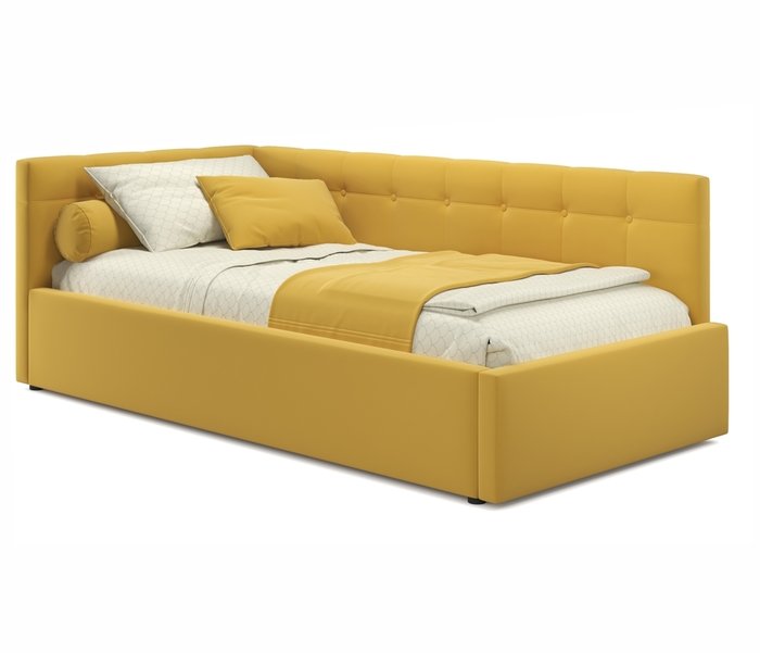 Кровать Bonna 90х200 желтого цвета