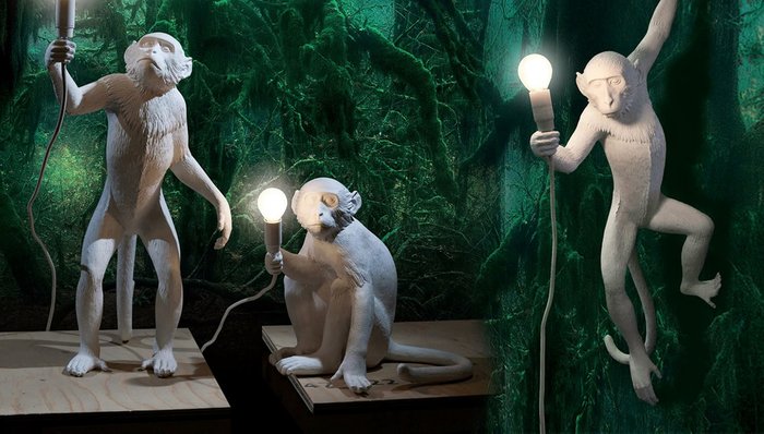 Подвесной светильник SelettI The Monkey Lamp Black Ceiling Version - лучшие Подвесные светильники в INMYROOM