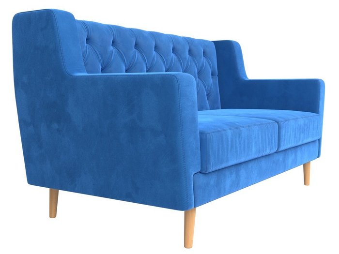 Диван Брайтон Люкс голубого цвета  - лучшие Прямые диваны в INMYROOM