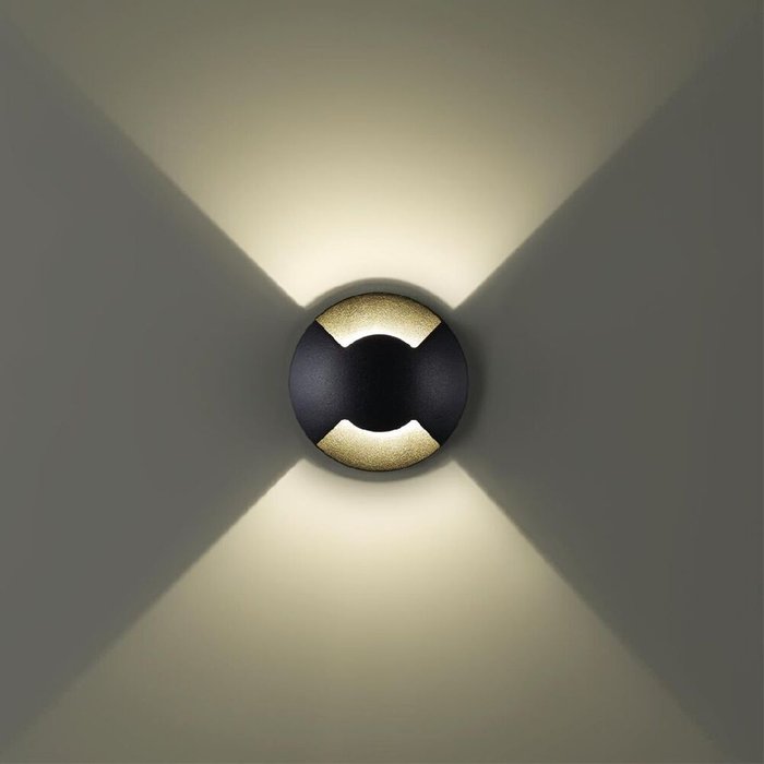 Ландшафтный светильник NATURE 6662/2GL3 (металл, цвет черный) - лучшие Наземные светильники в INMYROOM