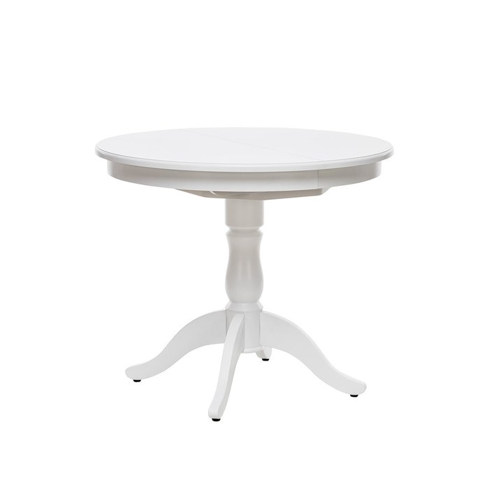 Обеденный раздвижной стол Луизиана белого цвета  - купить Обеденные столы по цене 25336.0
