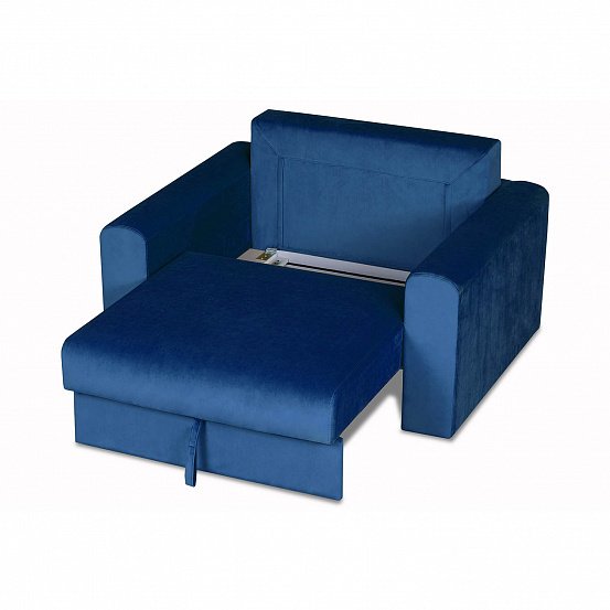 Кресло-кровать Мэдисон Лувр синего цвета - лучшие Интерьерные кресла в INMYROOM