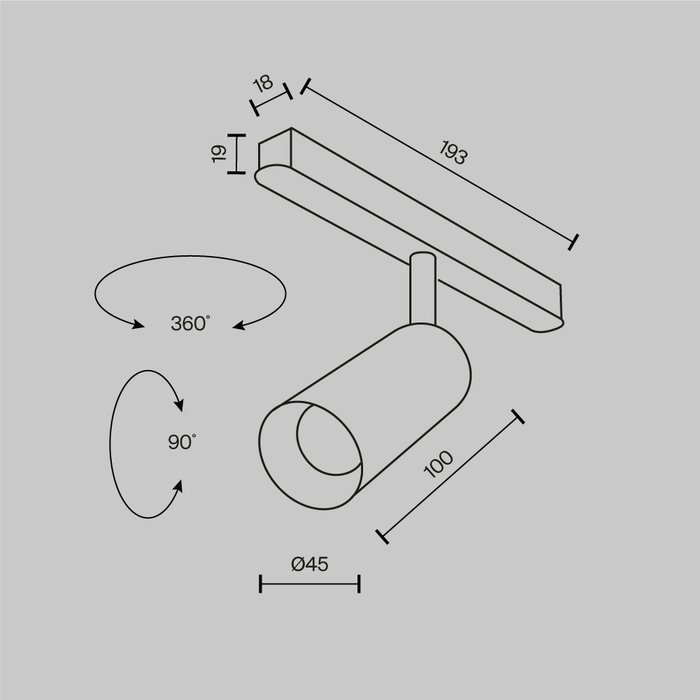 Трековый светильник Technical TR032-2-5W4K-M-BW Focus LED Магнитная трековая система 23мм EXILITY - лучшие Трековые светильники в INMYROOM Трековый светильник Technical TR032-2-5W4K-M-BW Focus LED Магнитная трековая система 23мм EXILITY - лучшие Трековые светильники в INMYROOM