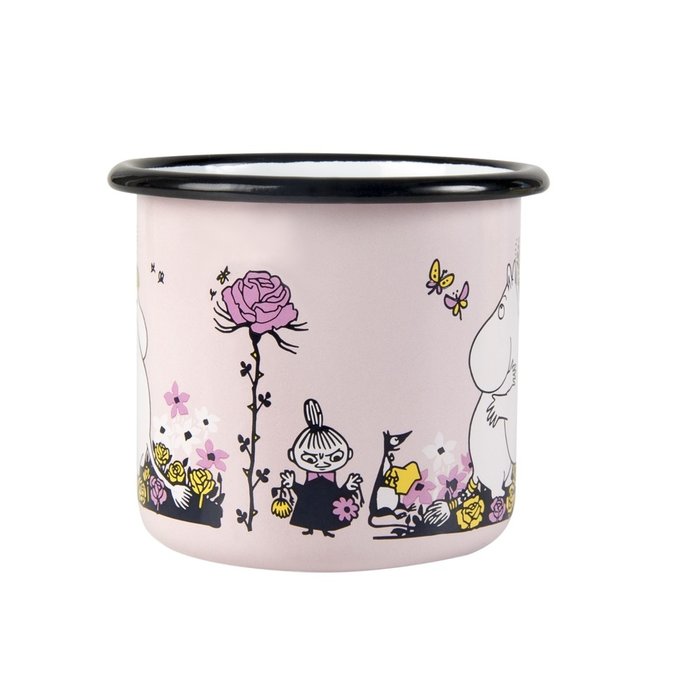 Кружка Moomin Объятия розового цвета - лучшие Чашки в INMYROOM