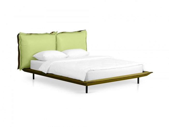 Кровать Barcelona 160х200 зеленого цвета - купить Кровати для спальни по цене 109800.0