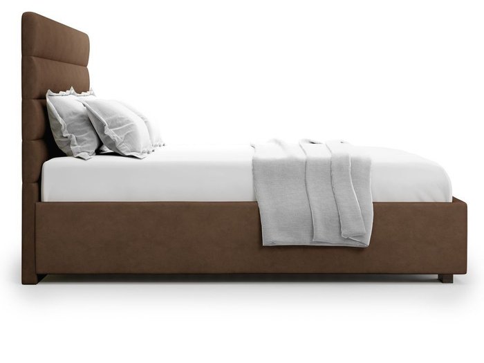 Кровать Karezza 140х200 коричневого цвета - лучшие Кровати для спальни в INMYROOM