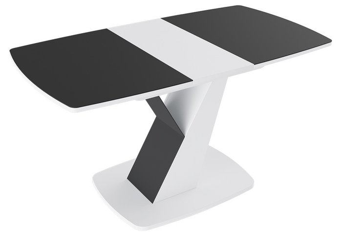 Стол обеденный Гарда черно-белого цвета - купить Обеденные столы по цене 23599.0