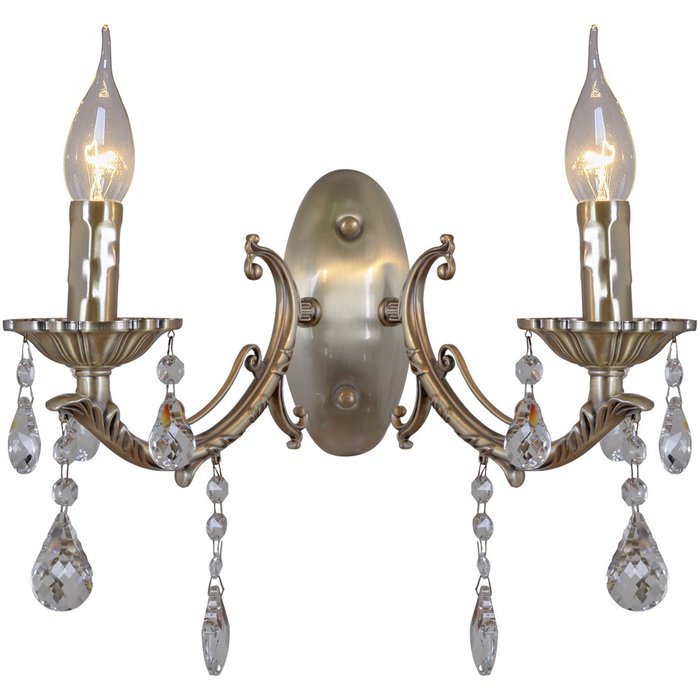 IL9927-2WSQ-24 AB CASTOR светильник настенный - лучшие Бра и настенные светильники в INMYROOM IL9927-2WSQ-24 AB CASTOR светильник настенный - лучшие Бра и настенные светильники в INMYROOM