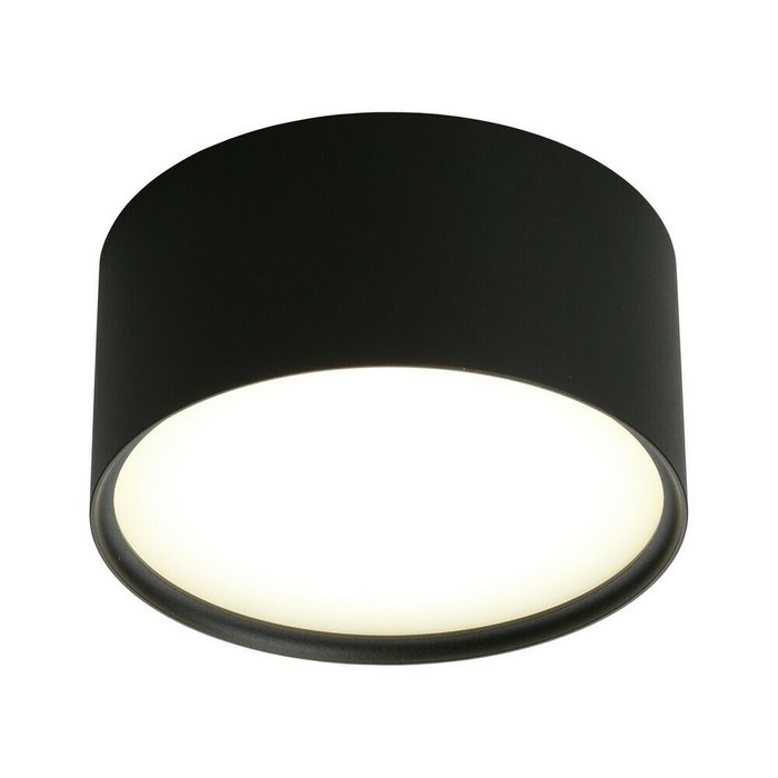 Потолочный светодиодный светильник Salentino черного цвета