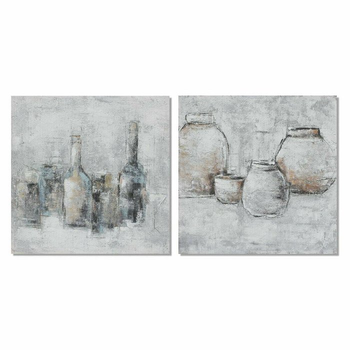 Картина 100 x 2,8 x 100 cm Кувшин традиционный (2 штук)