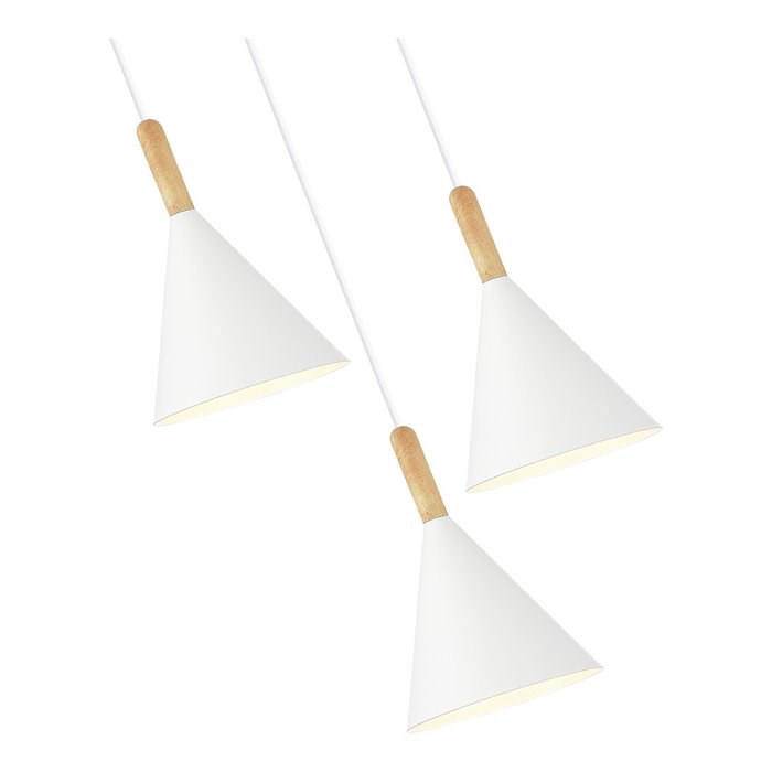 Светильник подвесной Белый/Белый E27 3*40W ARKET - лучшие Подвесные светильники в INMYROOM