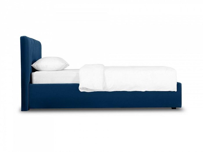Кровать Queen Sofia 160х200 Lux темно-синего цвета с подъемным механизмом - лучшие Кровати для спальни в INMYROOM