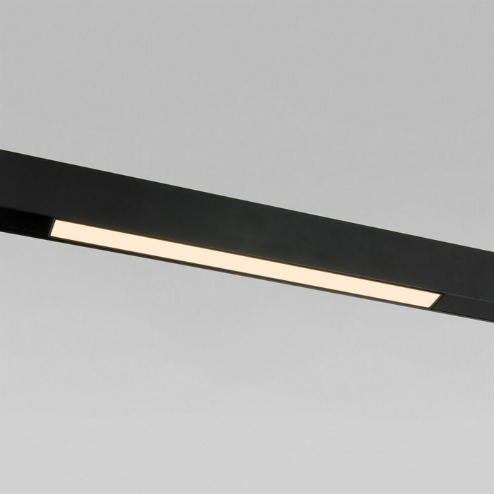 Трековый светильник 10W  3000K (черный) 85000/01 85000/01 Slim Magnetic 