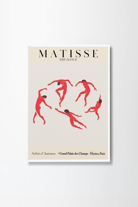 Постер Matisse the dance 50х70 в раме белого цвета