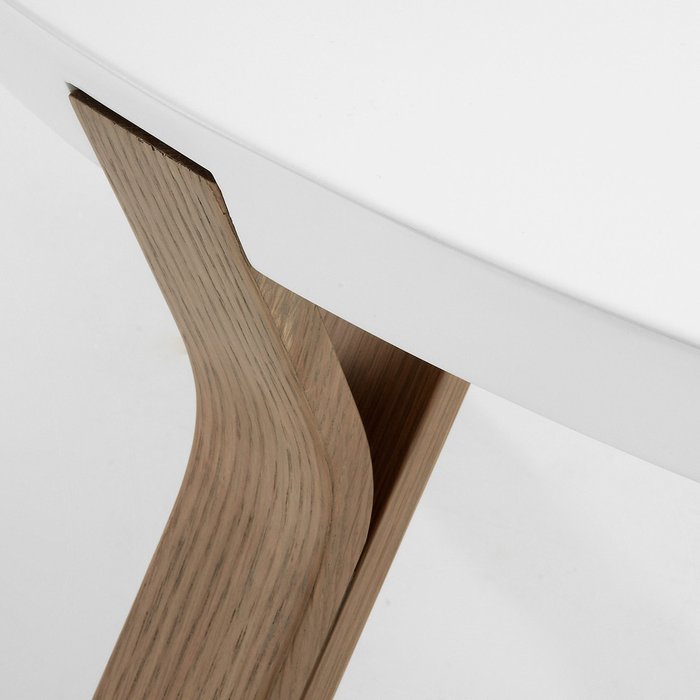 Журнальный столик Julia Grup Solid из массива дерева (белый) - лучшие Журнальные столики в INMYROOM