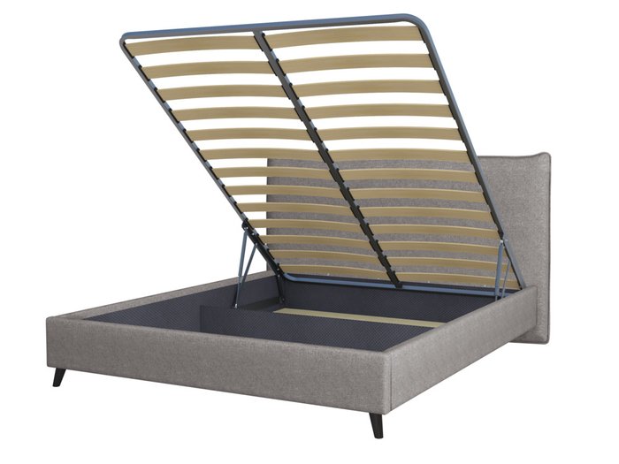 Кровать Kamizo 180х200 серого цвета с подъемным механизмом - купить Кровати для спальни по цене 31442.0