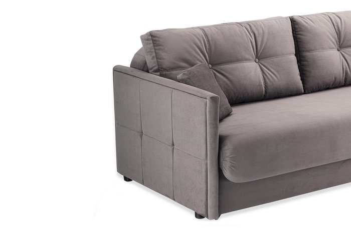 Прямой диван-кровать Шерлок коричневого цвета - лучшие Прямые диваны в INMYROOM