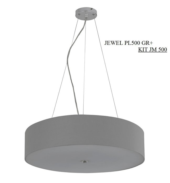 Потолочный светильник JEWEL PL500 GR (пластик, цвет серый) - купить Потолочные светильники по цене 9900.0