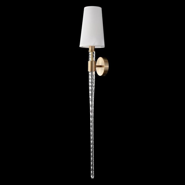 Бра LUMINOUS AP1 BRASS (ткань, цвет белый)