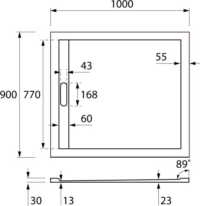 Поддон для душа Tray - купить Душевые боксы по цене 38025.0