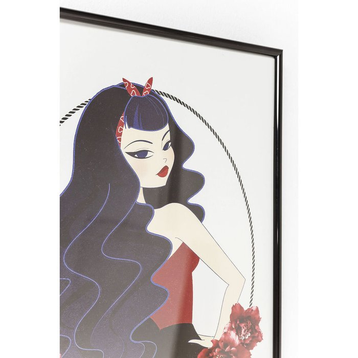 Картина Sailor 30х42 в рамке черного цвета - лучшие Принты в INMYROOM
