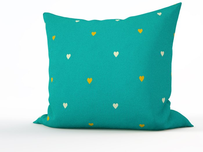Декоративная подушка: Карибская зелень